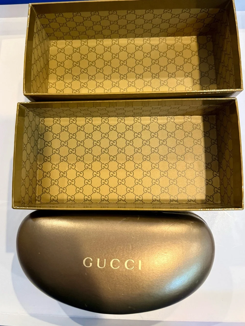 Gucci GG1627/S Aviator Sunglasses Black Italy w/ Case Box